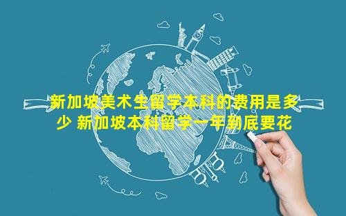 新加坡美术生留学本科的费用是多少 新加坡本科留学一年到底要花多少钱